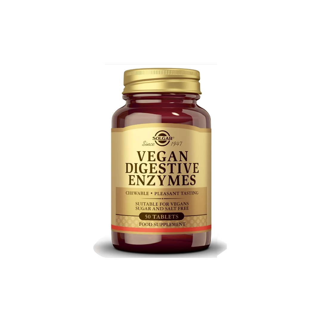 Solgar Vegan Digestive Enzymes Tablets 50 Tablets